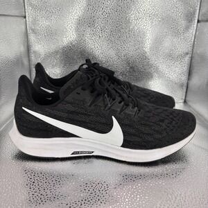 Nike Air Zoom Pegasus 36 Black White Running Shoes AQ2203-002 Mens 8